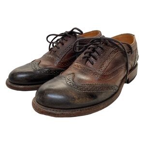 BedStu Oxfords in Brown Leather